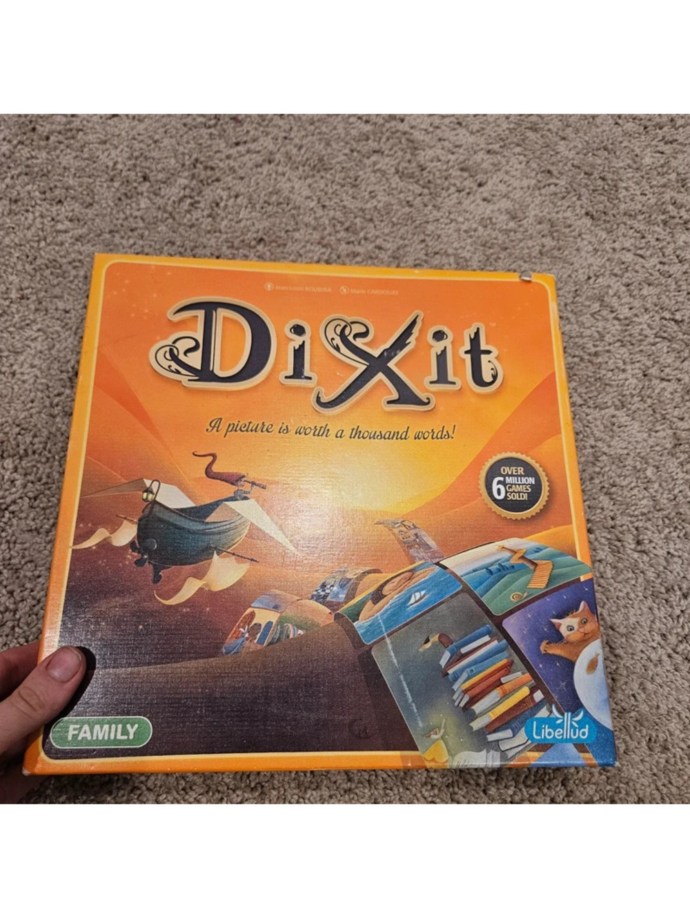 Dixit Board Game Libellud Asmodee 84 Oversized Cards Family Storytelling Game